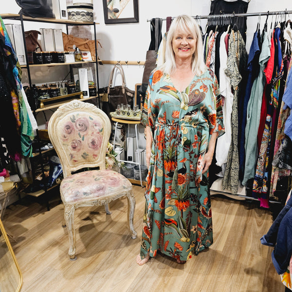 Kaftan Australian Coastal maxi dress
