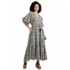 Dress Maxi, tropical print