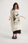 Secret Garden linen gauze dress