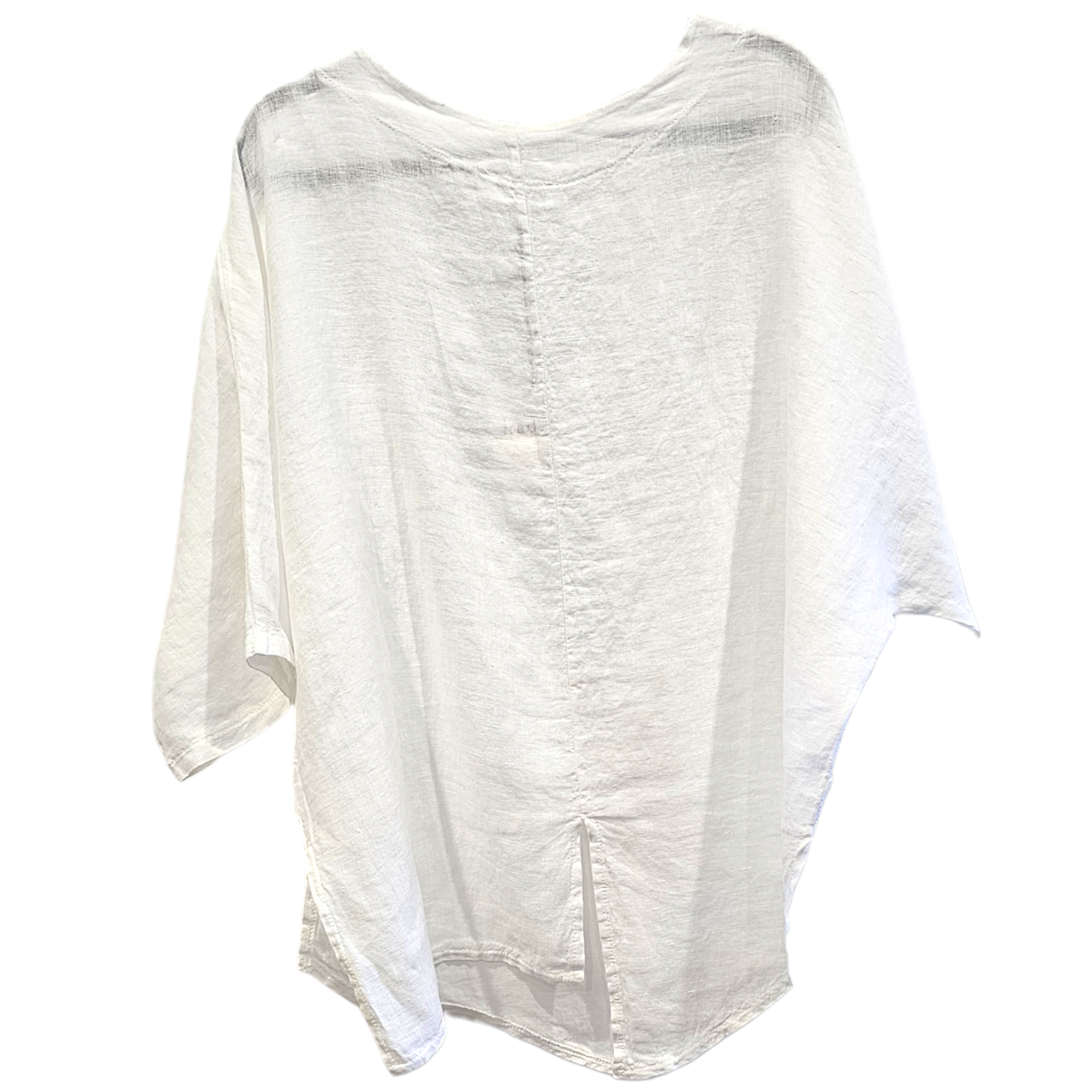 Linen  pocket top