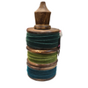 Velvet ribbon on wooden spool