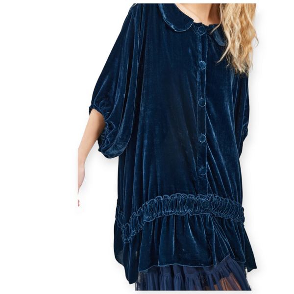 Velvet coat dress Miss Rose Sister Violet