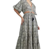 Dress Maxi, tropical print