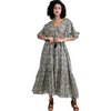 Dress Maxi, tropical print