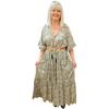Dress Maxi, tropical print