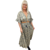 Dress Maxi, tropical print