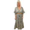 Dress Maxi, tropical print