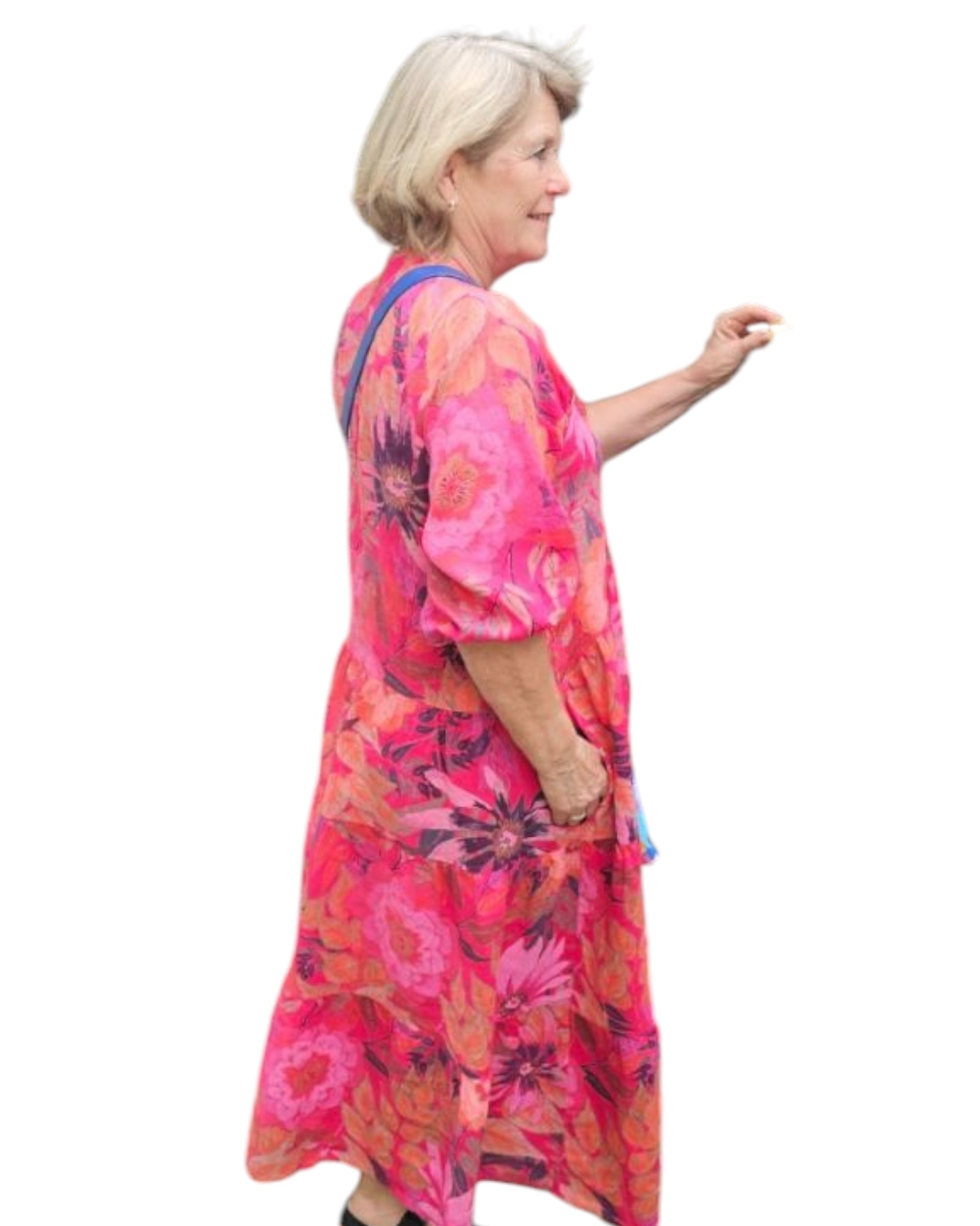 Summertime linen dress