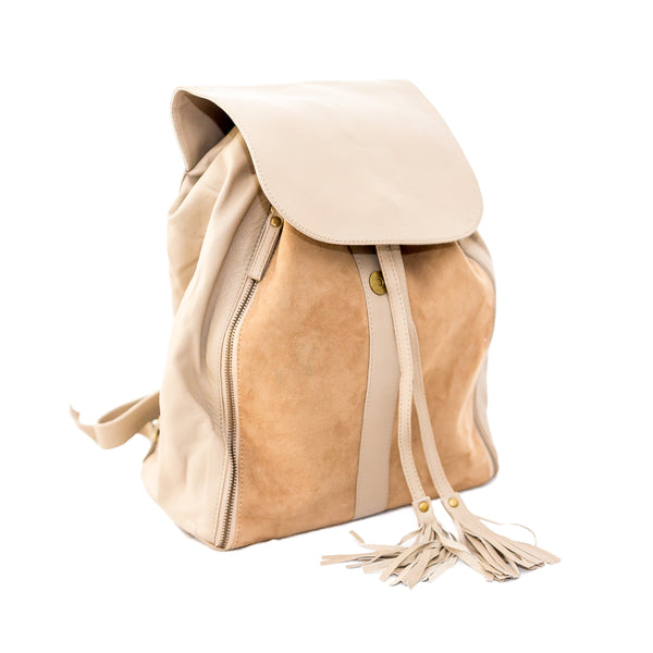 Travel & Living Collection Rossi Backpack in Cream 