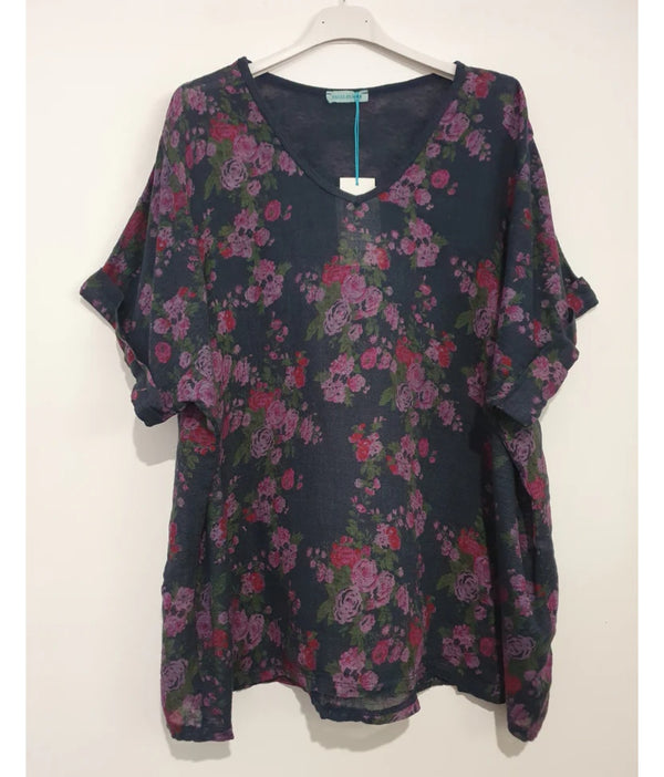 Floral grande t shirt