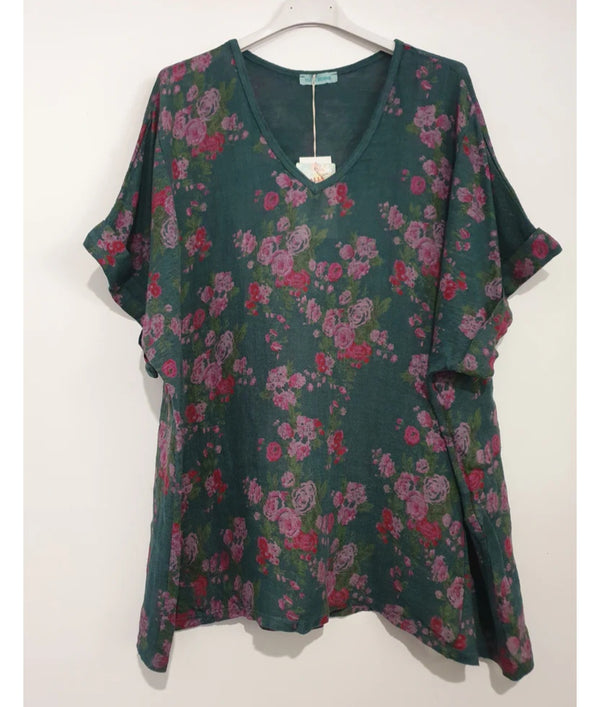 Floral grande t shirt