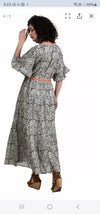 Dress Maxi, tropical print
