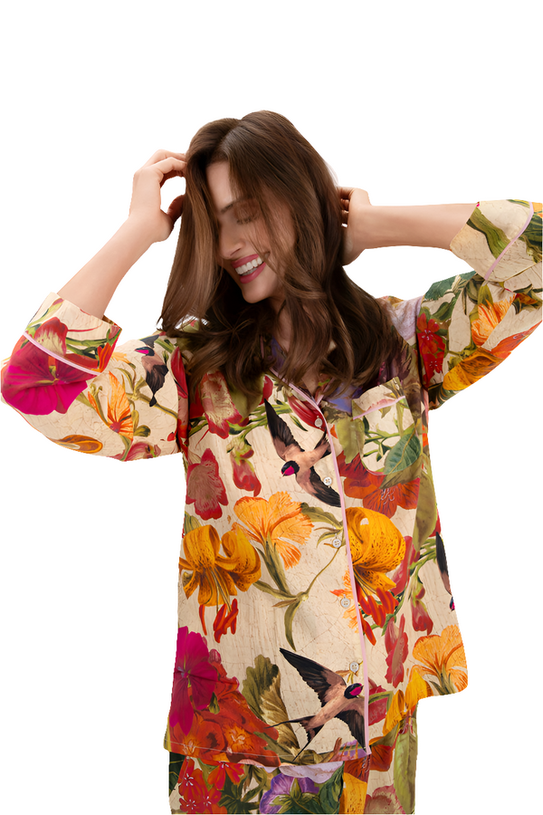 Powder Supersoft Autumn Posy Cream Pyjamas