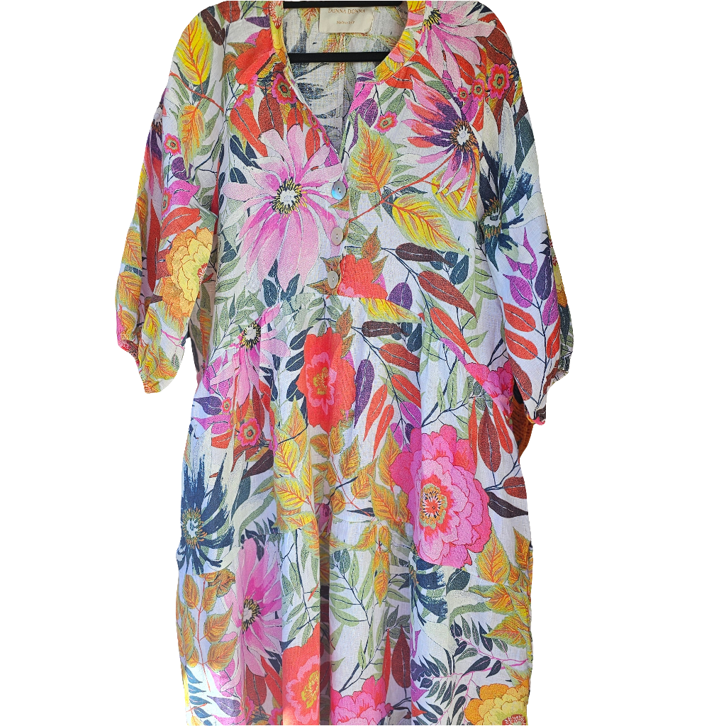 Summertime linen dress