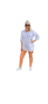 Raft tie top, linen