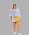 Raft tie top, linen