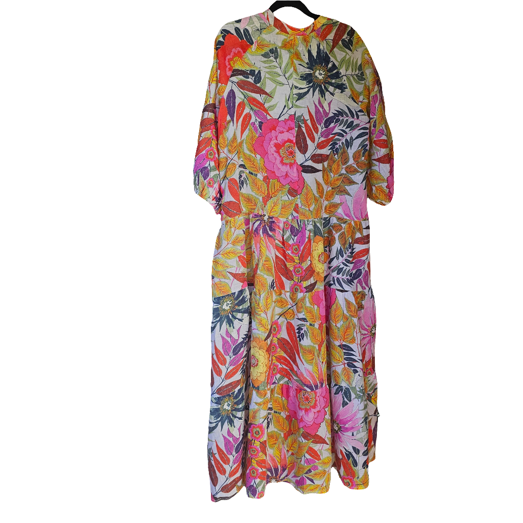 Summertime linen dress