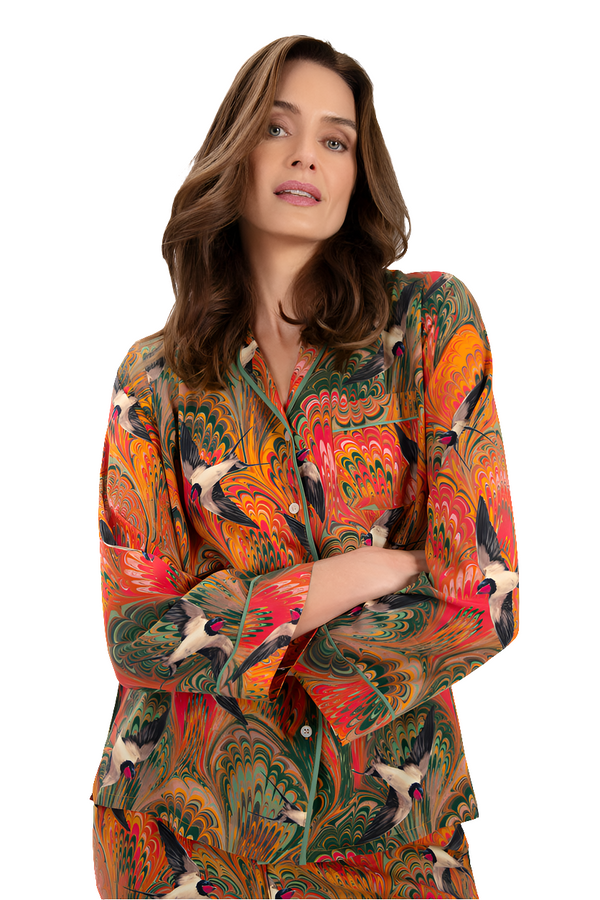 Supersoft marbled Swallow  Pyjamas