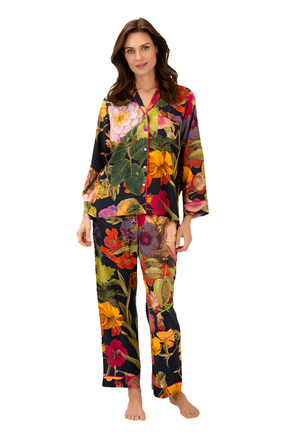Powder Supersoft Autumn Posy Midnight Pyjamas
