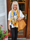 Scarf Sunflower Van Gogh W22-50