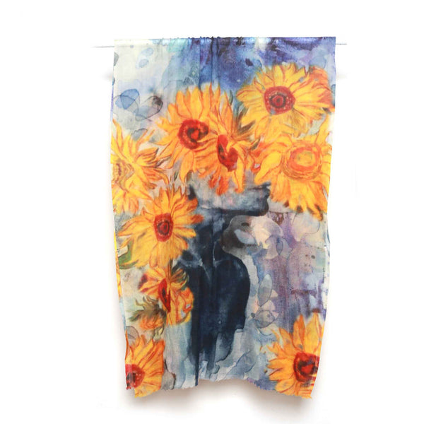 Scarf Sunflower Van Gogh W22-50
