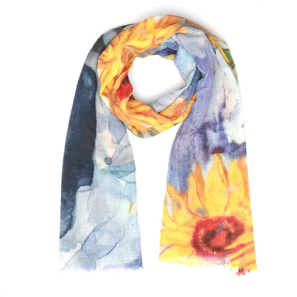 Scarf Sunflower Van Gogh W22-50