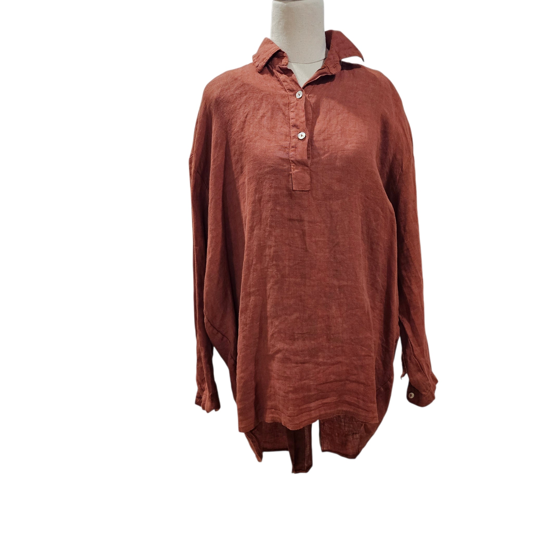 Boyfriend Linen Shirt