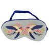 Lavender Eye Masks - Swooping Swallows Blue