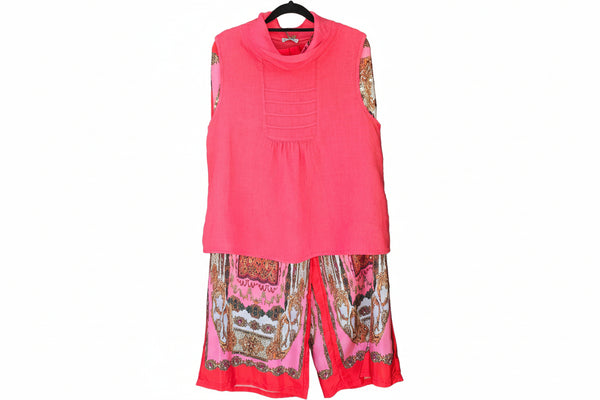 Sleeveless linen  Boatneck Blouse,Linen & More