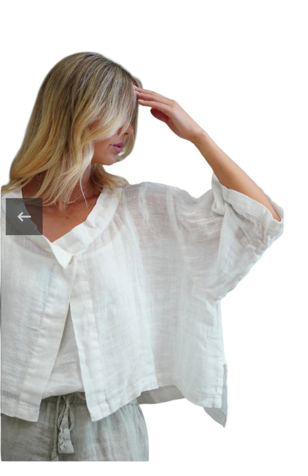 Chloe jacket Mesh Linen