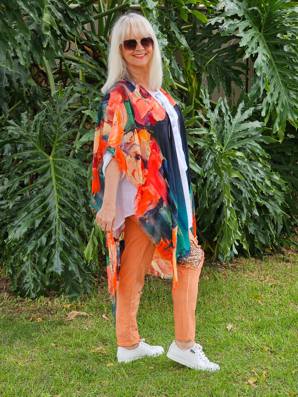 Abstract Brush Art Cape