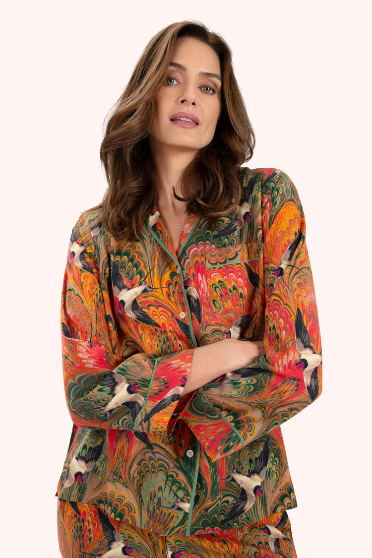 Supersoft marbled Swallow  Pyjamas