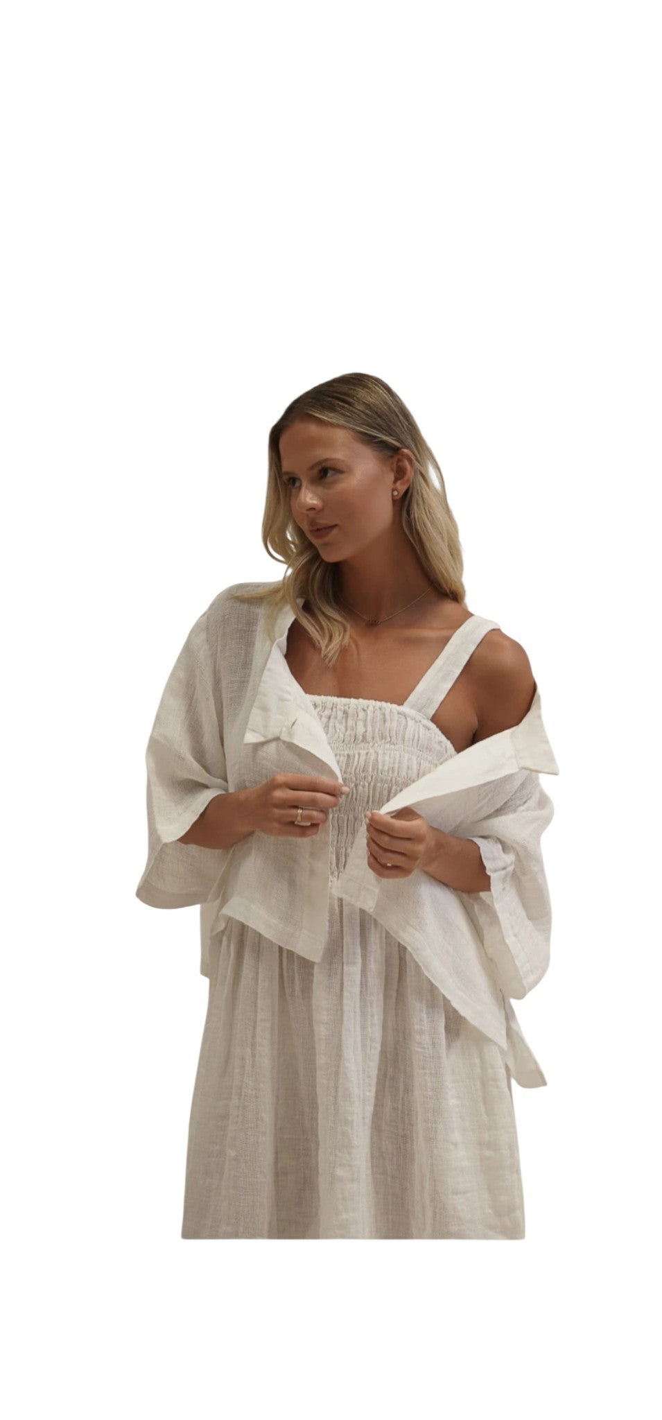 Chloe jacket Mesh Linen