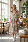Floral Cotton A-line dress