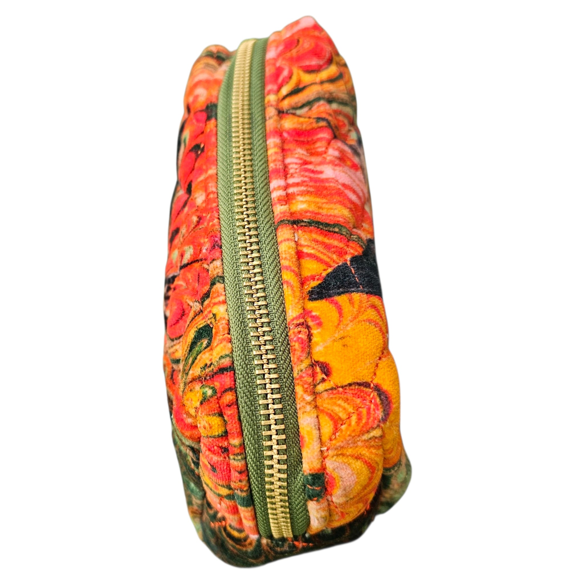 Powder Quilted Washbag - Marbled Swallow