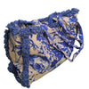 Powder Fringed Box Tote - China Blue Blooms