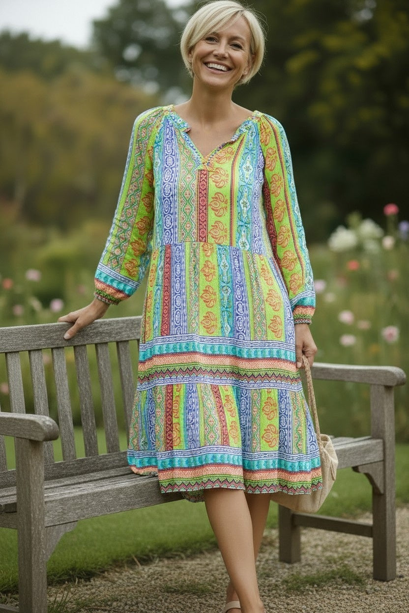 Anne Dress soft and colorful