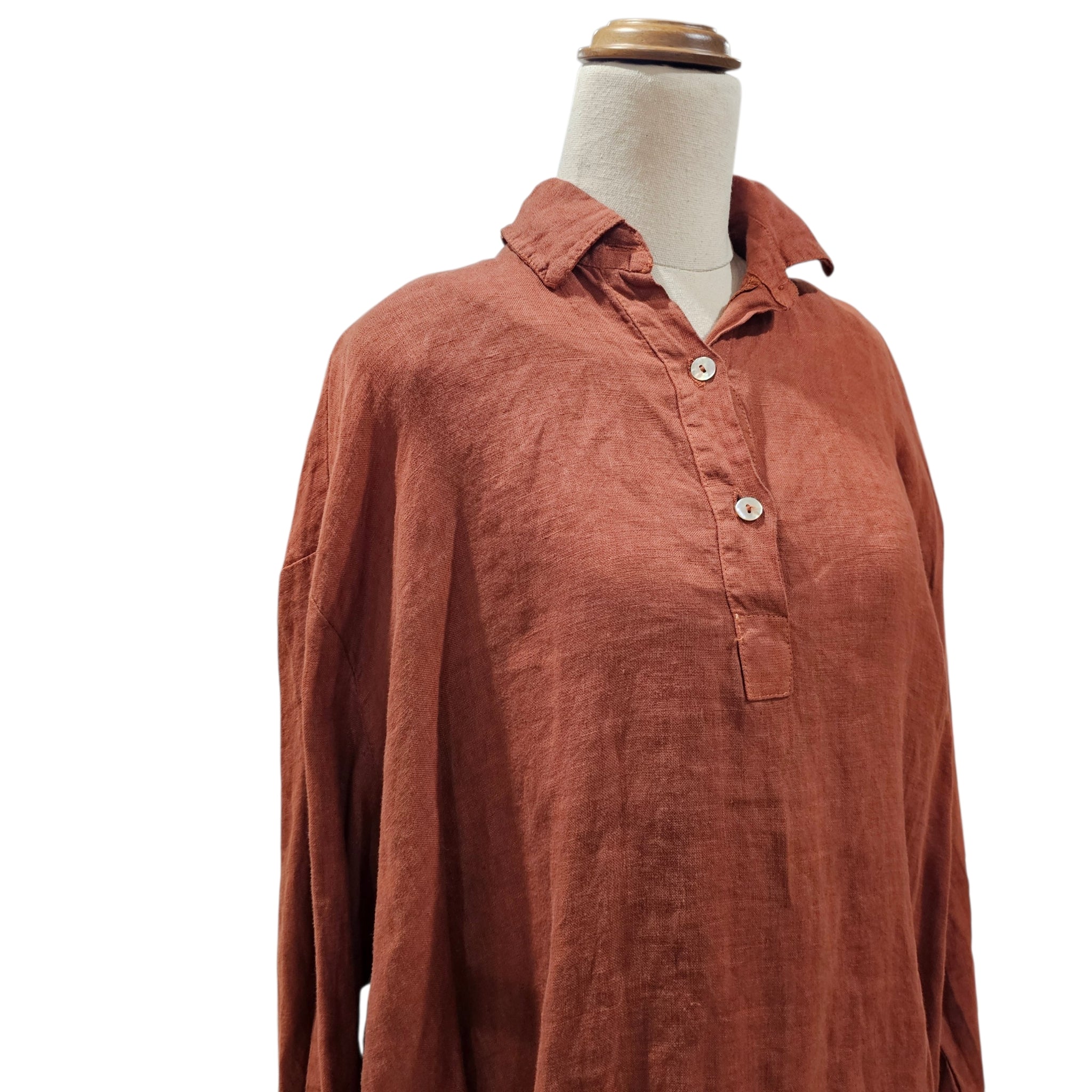 Boyfriend Linen Shirt