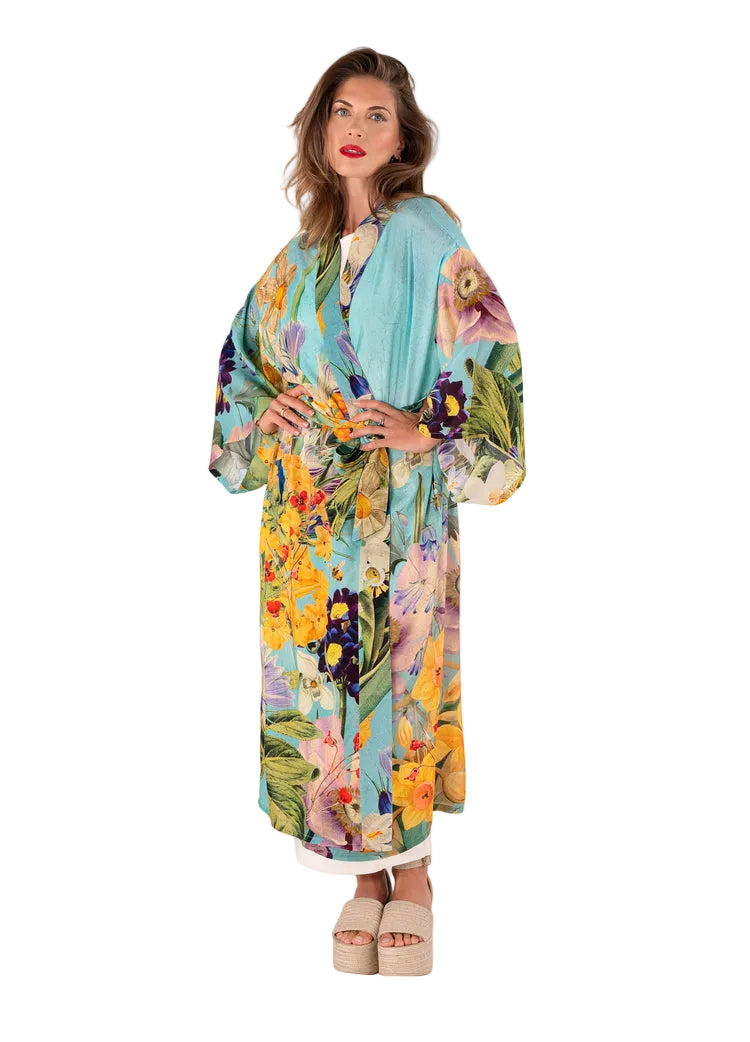 Kimono Gown - Spring Flora