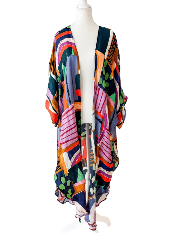 Long slit Kimono
