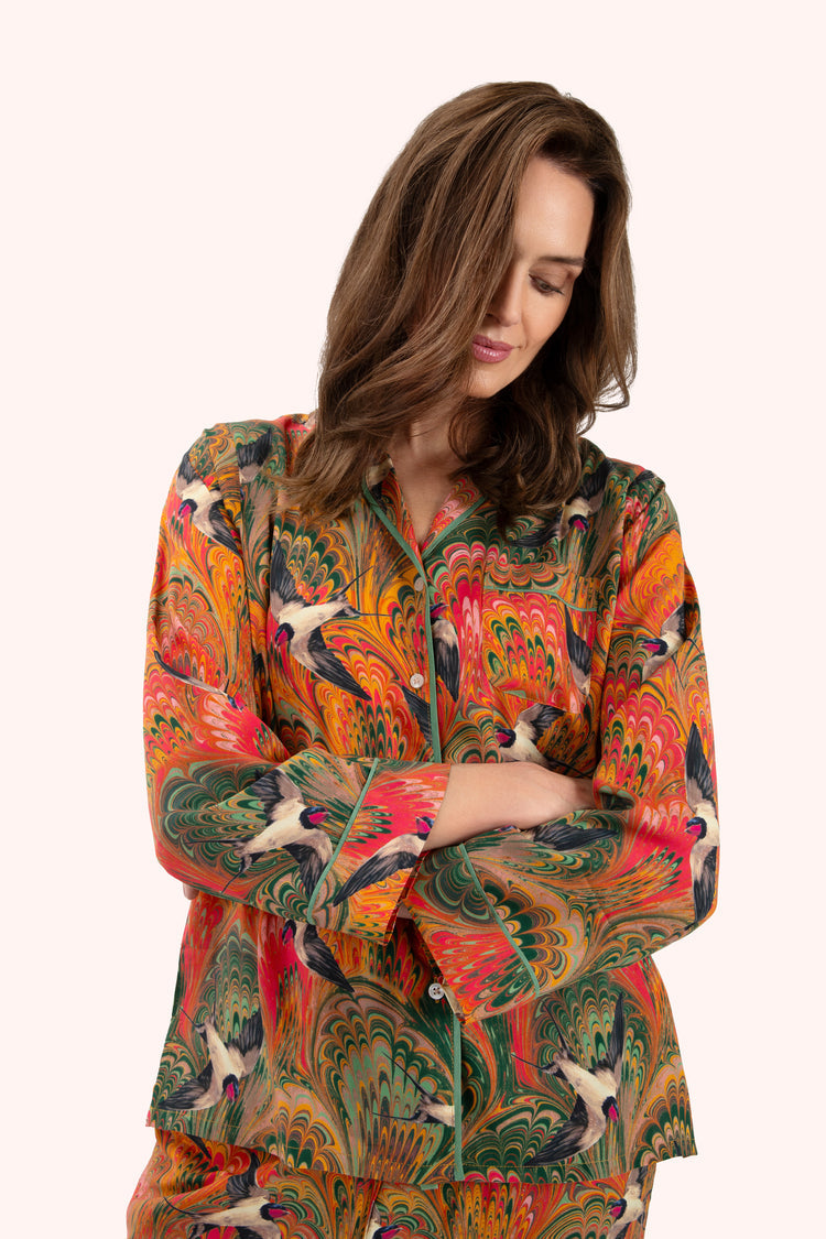 Supersoft marbled Swallow  Pyjamas