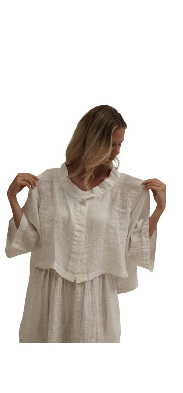 Chloe jacket Mesh Linen