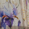 Floral print Mid lenght Shirt dress purple Iris