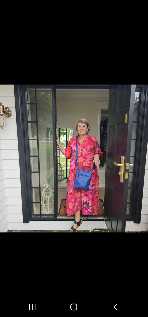 Summertime linen dress