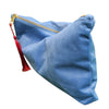 Powder Velvet Zip Pouch - Hello Gorgeous