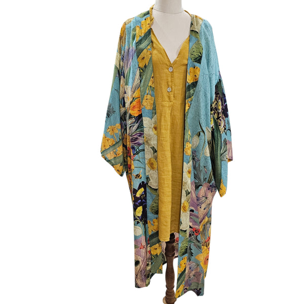 Kimono Gown - Spring Flora