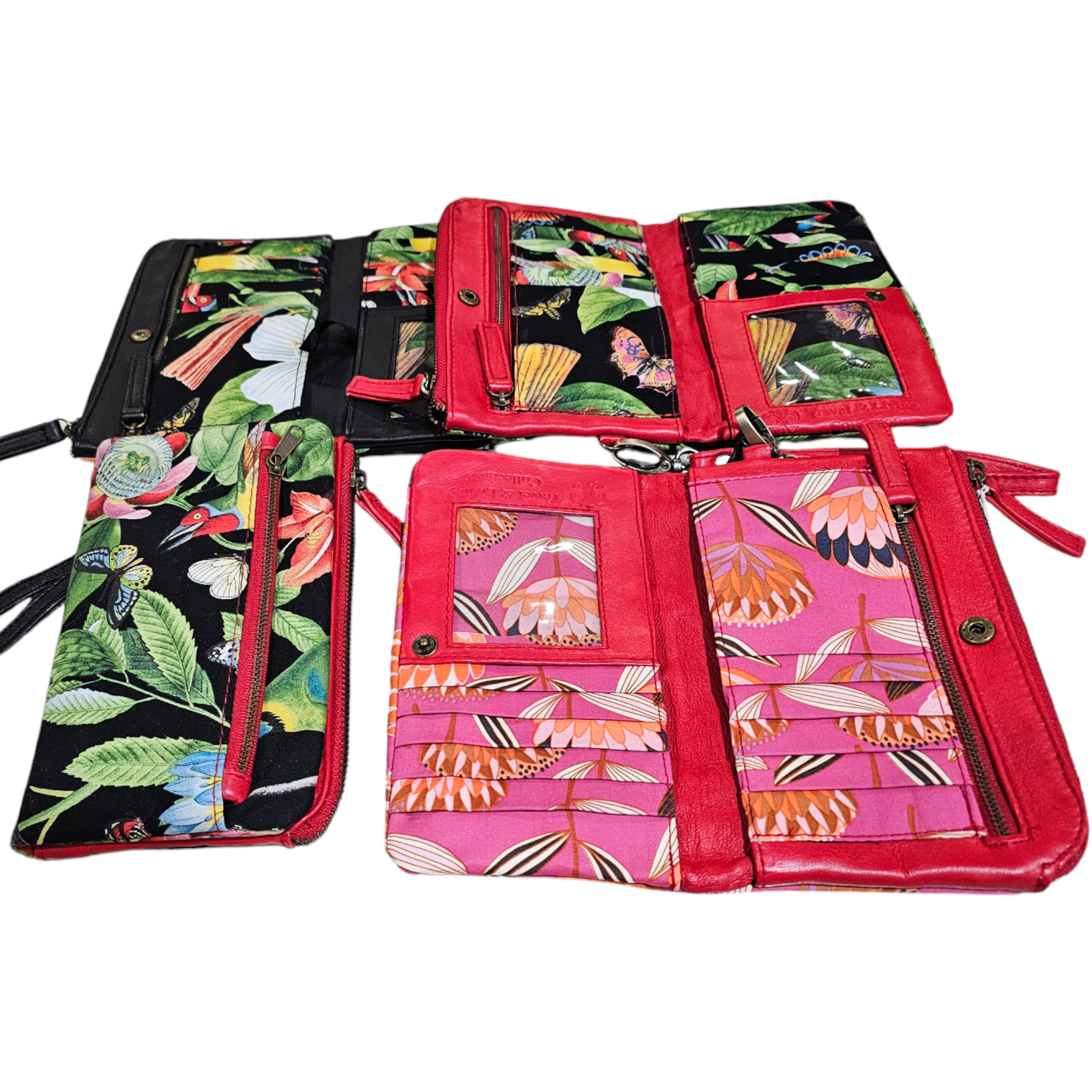 Jay wallet with fabric