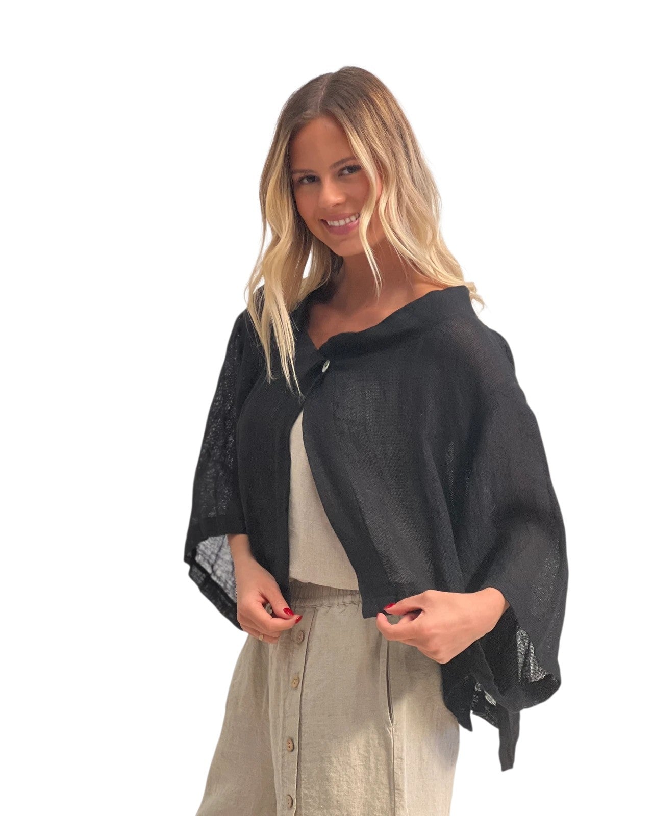Chloe jacket Mesh Linen