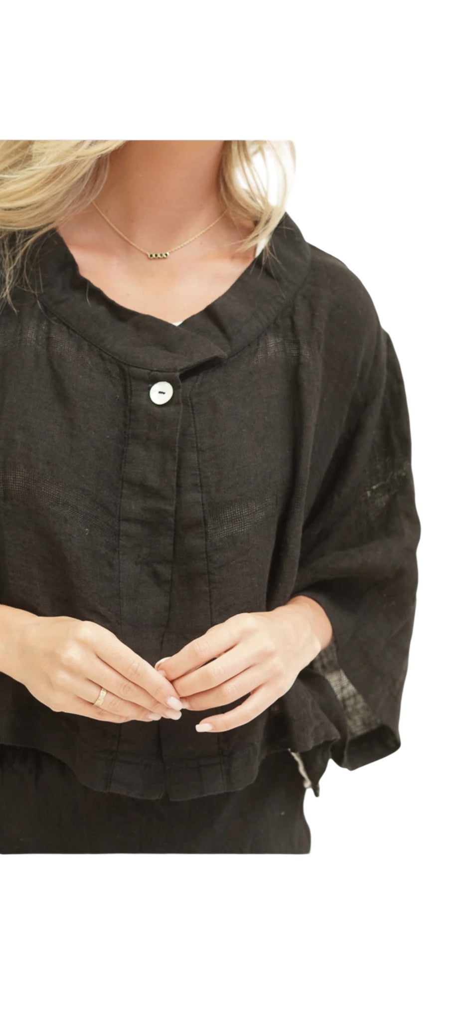 Chloe jacket Mesh Linen
