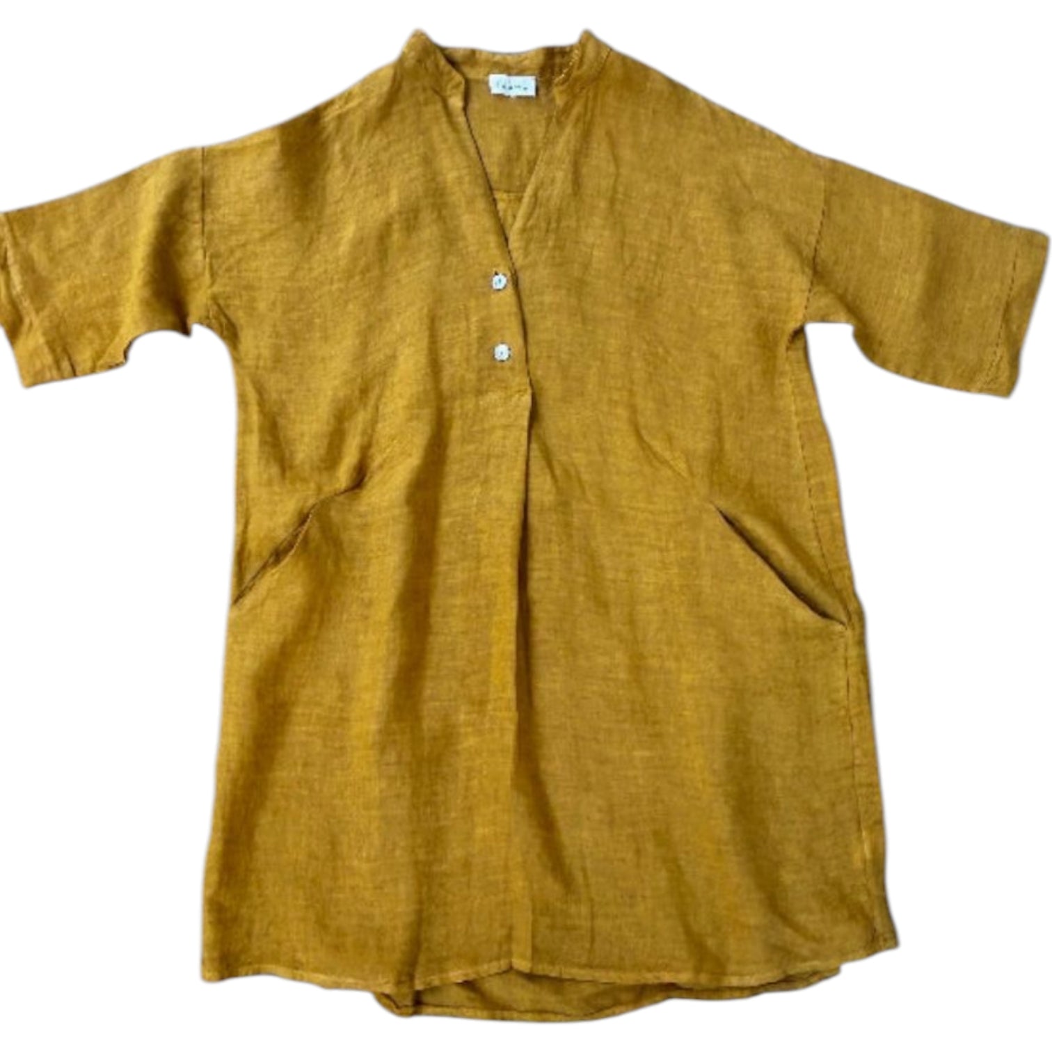 Oversized Linen shirt dress